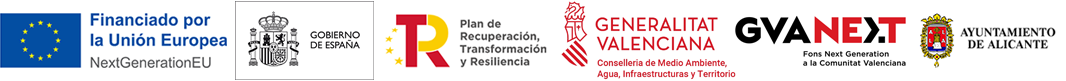 Logotipos NextGenerationEU, Gobierno de España, Plan de Recuperación, GVA