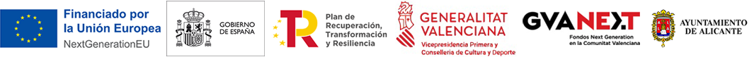Logotipos NextGenerationEU, Gobierno de España, Plan de Recuperación, GVA