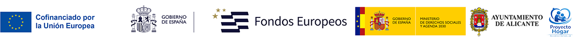 Logotipos Fondo Social Europeo. Proyecto Hogar