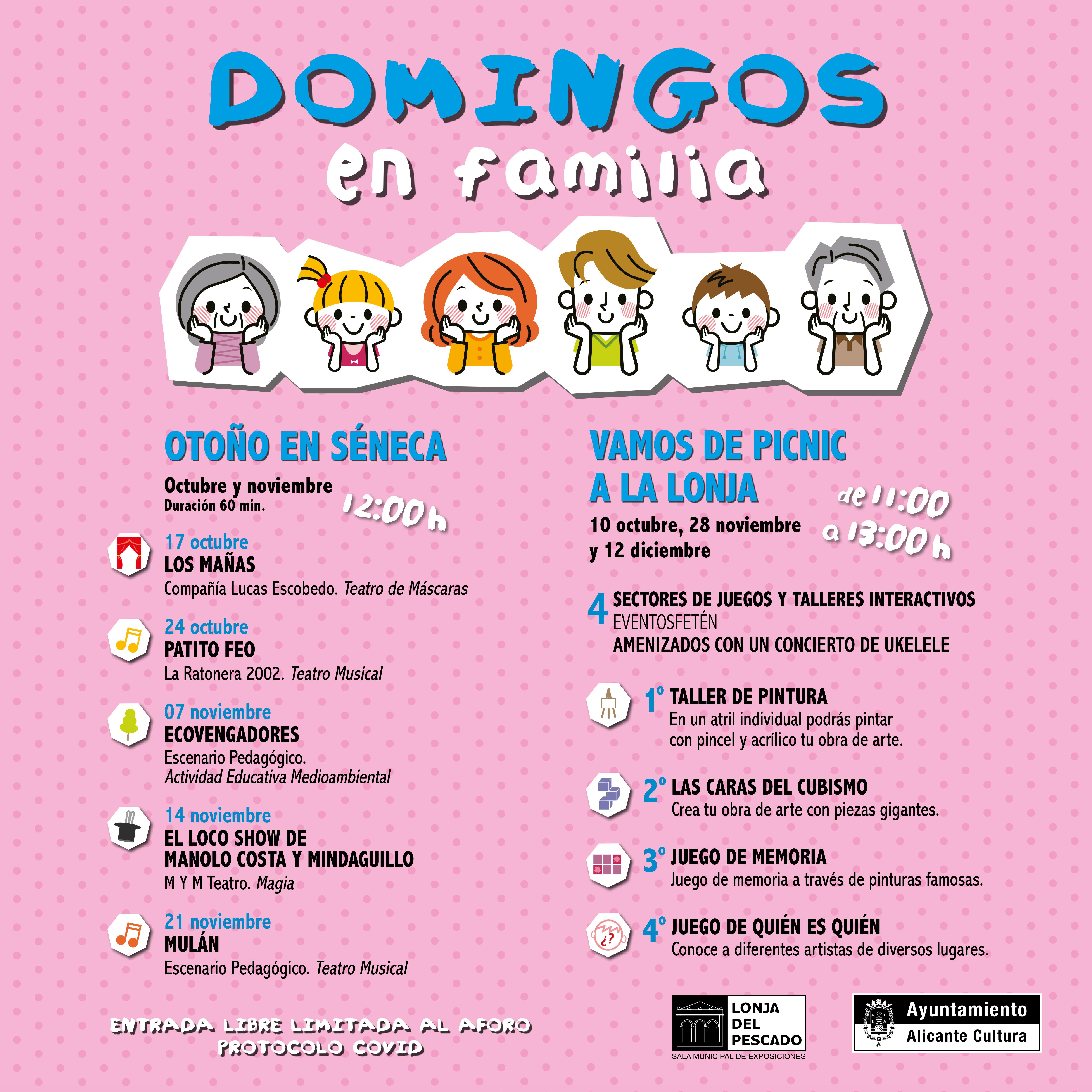 Domingos en familia Ayuntamiento de Alicante