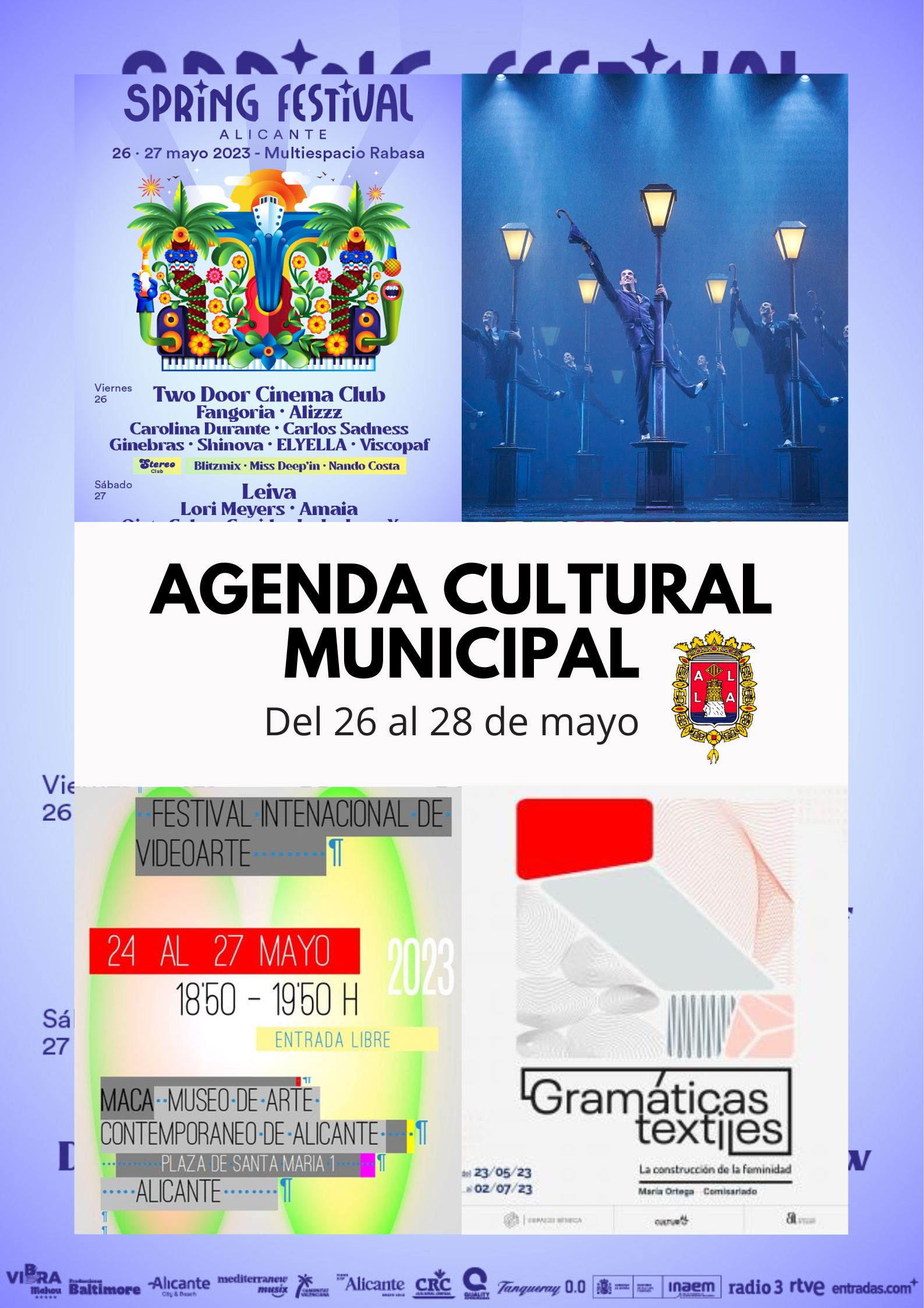 Agenda Cultural Municipal del 26 al 28 de mayo imagen Foto