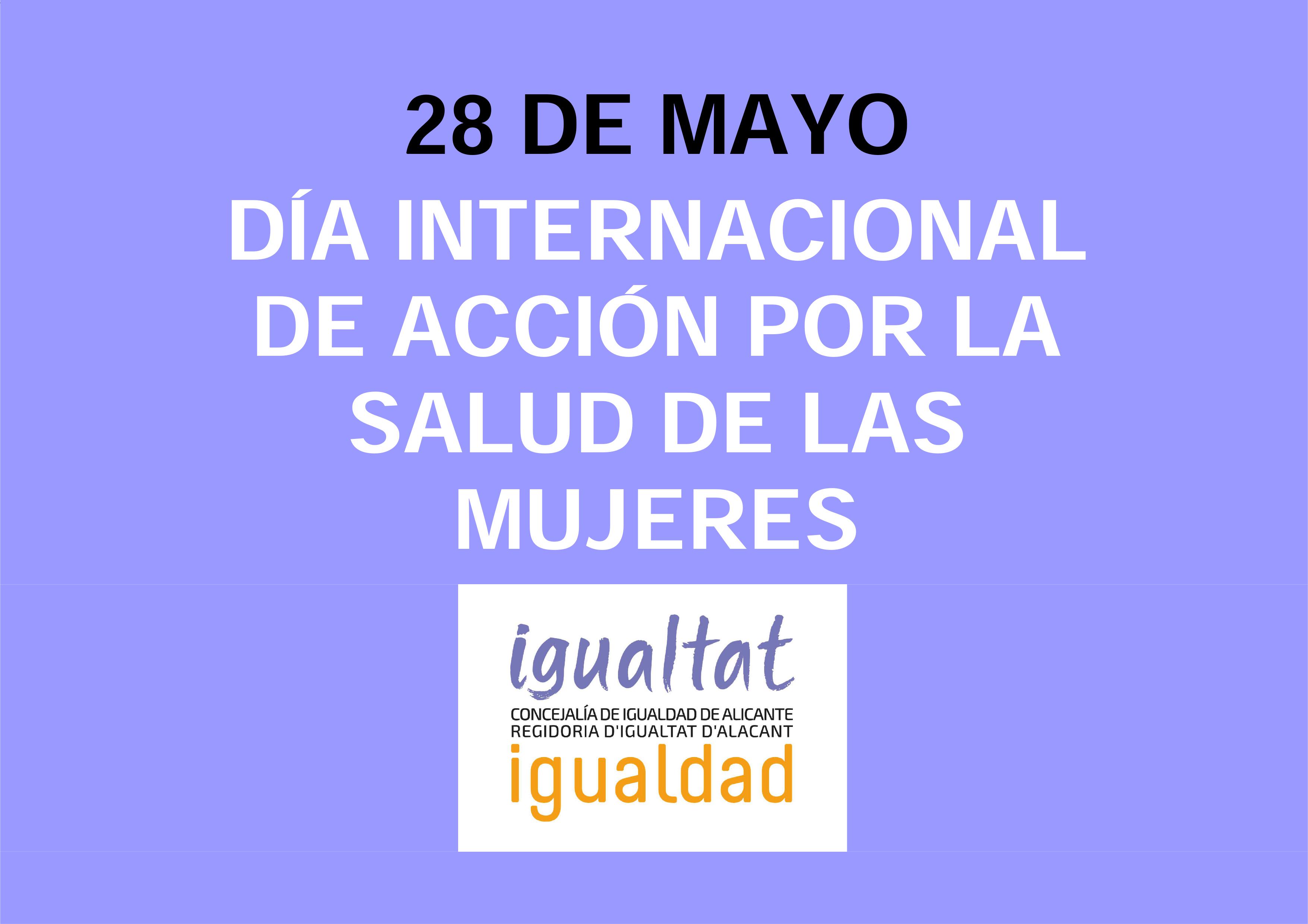 28 de mayo día internacional de acción por la salud de las mujeres