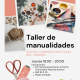 Cartel Taller Manualidades Plaza del Carmen