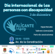 Cartel Día Internacional de las personas con discapacidad