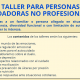 Talleres para personas cuidadoras no profesionales en ZONA CENTRO