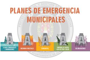 Diseño de imágenes frente distintos riesgos del municipio