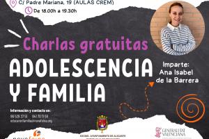 Nuevo Calendario Charlas "Familia y Adolescencia"