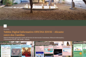 NUEVO TABLÓN DIGITAL INFORMATIVO OFICINA EDUSI- ALICANTE ENTRE DOS CASTILLOS 