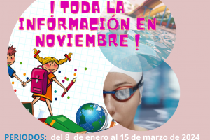 La Concejalía de Deportes organiza una nueva campaña de actividad acuática escolar.