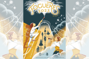 Cartel oficial de Les Fogueres de Sant Joan 2023