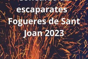 Bases convocatoria concurso escaparates Fogueres 2023