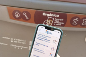 Imagen de app y contenedor marrón