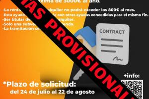 Listas Provisionales vivienda