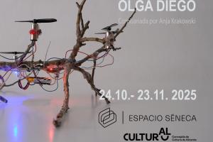 Exposición "Escuela de vuelo" de Olga Diego.