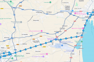 Ruta I Maratón Elche Alicante