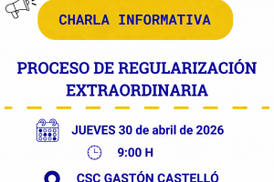 Charla informativa Proceso de Regularización Extraordinario
