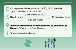 Cartel curso voluntariado 2026