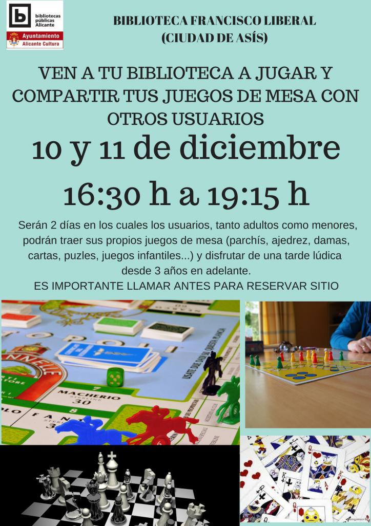 Próxima actividad en la Biblioteca Francisco | Ayuntamiento de Alicante