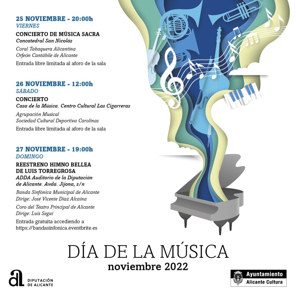 proporcionar Enredo En Vivo Día de la música | Ayuntamiento de Alicante