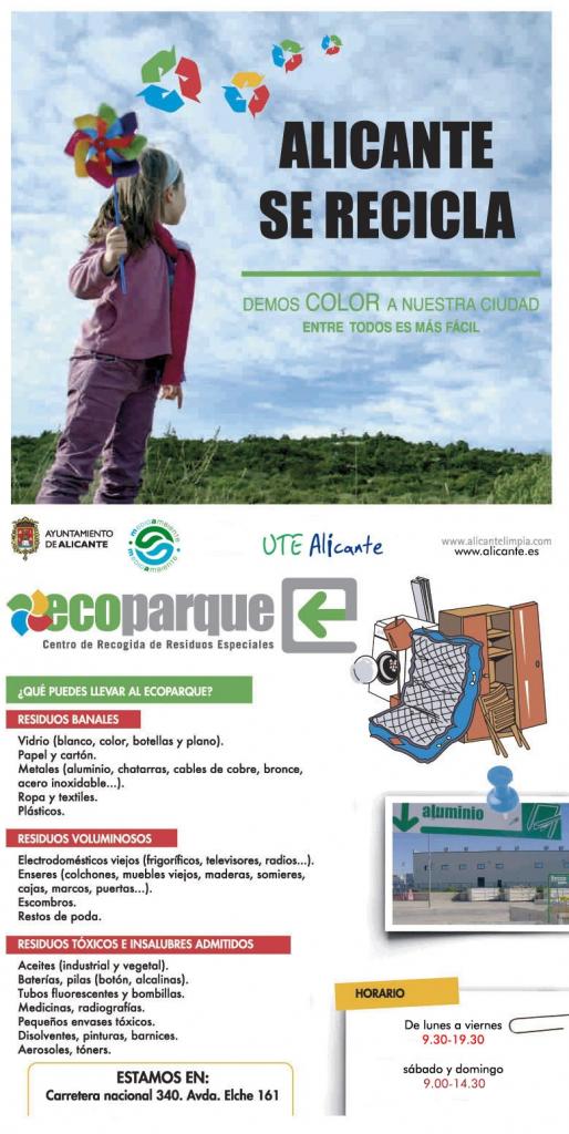 Ecoparque Y Ecopuntos Ayuntamiento De Alicante