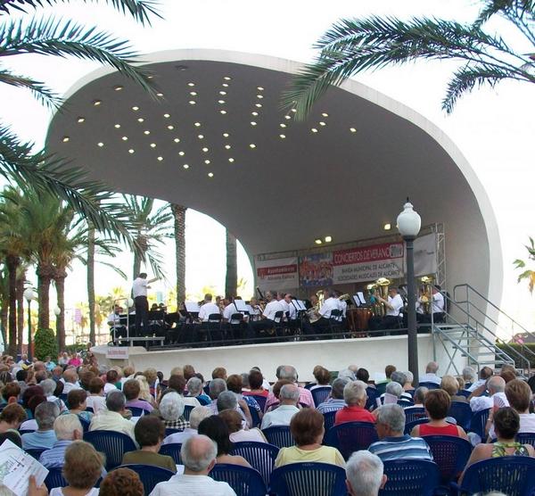 Concierto de la Banda Sinfónica Municipal de Alicante en la Concha de la  Explanada. Jueves 13 de Agosto a las 20 h. | Ayuntamiento de Alicante