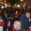 Una vista del público de la calle Quintana esta noche