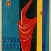 Cartel Semana Santa.1957.Manuel Baeza Gómez