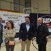 El alcalde, con Isabel Fernández, Juan Miguel Gómez  y un directivo de judo 