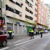 Dispositivos de la Policía Local de Alicante velando por el cumplimiento de las medidas para hacer frente al COVID-19