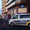 Agentes de la Policía Local en los controles para hacer frente al COVID-19