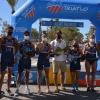 Los campeones del club de triatlón de la Universidad de Alicante (UA)