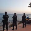 Vigilancia policial en calas de Alicante