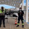Policía Local con drones para el control de aforos y del cumplimiento de medidas anticovid en playas