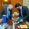 Recepción del alcalde de Alicante al embajador de Grecia