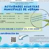 CURSOS DE ACTIVIDAD ACUÁTIVA  VERANO 2023