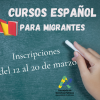 Cursos español para personas migrantes