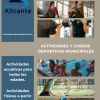 Cartel actividades y cursos 