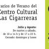 Horarios de verano de Las Cigarreras