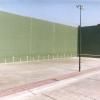 Vista del polideportivo