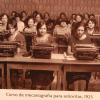 Curso de Mecanografía para señoritas en 1925