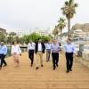 Luis Barcala en la apertura del nuevo paseo del muelle 4 del Puerto de Alicante