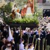 Barcala asiste a la Bendición de Palmas en Santa María y desfila con la Virgen de la Paz