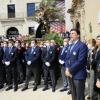 Barcala asiste a la Bendición de Palmas en Santa María y desfila con la Virgen de la Paz