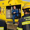 Bomberos del SPEIS durante la formación especializada de seguridad 