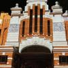 Videomapping proyectado en la fachada del Mercado Central