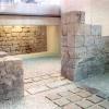 Detalle de una de las viviendas adosadas a la muralla