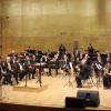 La Banda Sinfónica Municipal, durante su actuación.