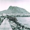 Vista desde la escollera del Muelle de Levante, principios del siglo XX. Foto Cantos