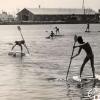 Competición de patines malorquines años sesenta. Foto Hermanos García