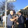 El alcalde en la inauguración de la calle José Luis Soriano “Poli”